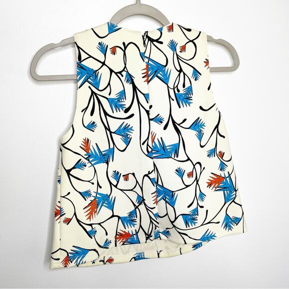 TANYA TAYLOR Henry Sleeveless Printed Top Size 2 - Picture 6 of 6